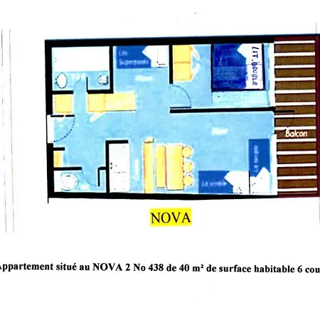 2 Pieces Pour 6 Personnes Avec Balcon, Wifi Gratuit, Au Pied Des Pistes - Fr-1-346-541 Apartment